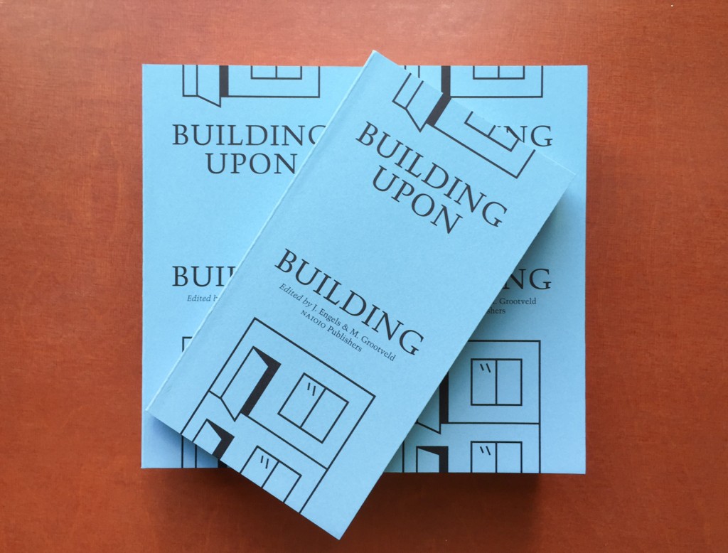 Photograph of the front cover of the Building upon Building publication.